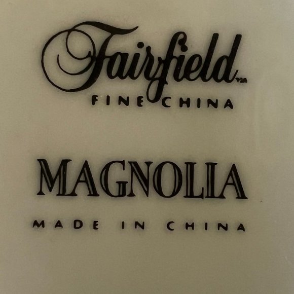 Set of 3 FAIRFIELD Magnolia Blossoms and Pine Cones Fine China Mugs - Picture 10 of 10